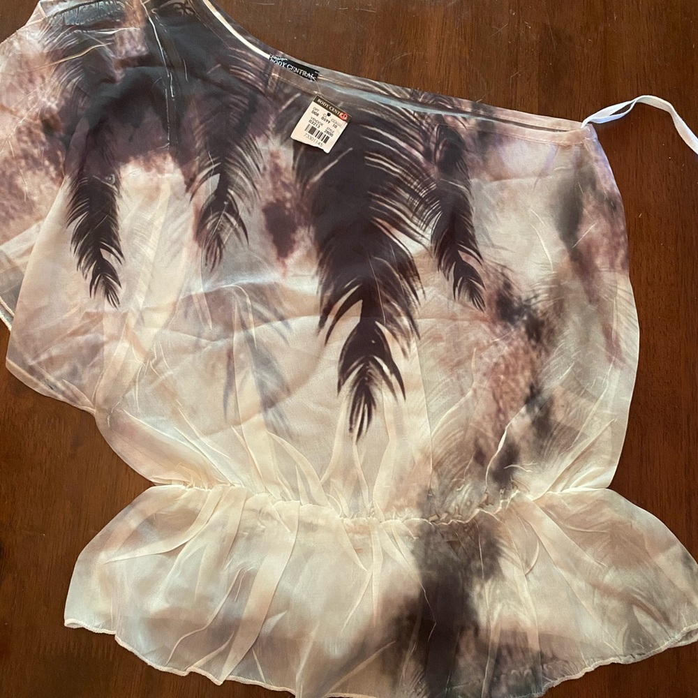 Sheer Off The Shoulder Top